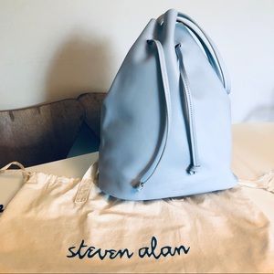 Large Leather Tote / Bucket Bag (Steven Alan)